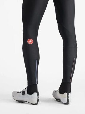 Castelli men's black cycling thermal tights Size L